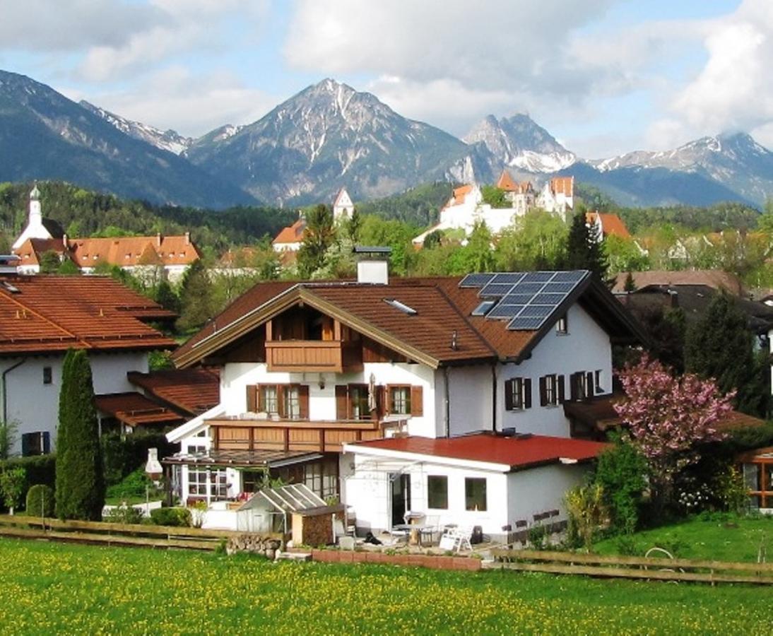 Ferienwohnung Haus Schlossblick Füssen Exterior foto