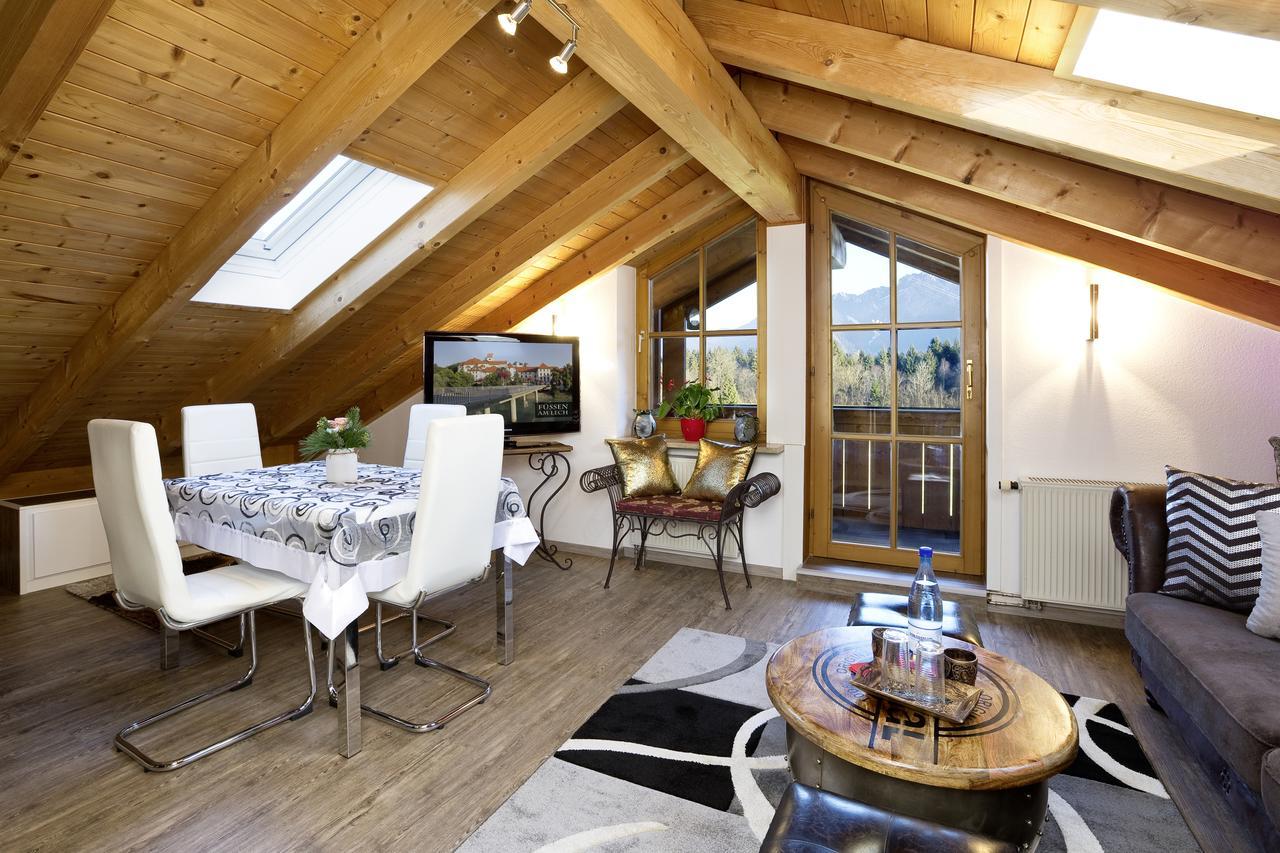 Ferienwohnung Haus Schlossblick Füssen Exterior foto
